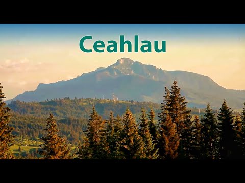 Masivul Ceahlau vazut din Petru Voda, Poiana Teiului