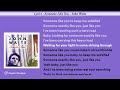 Lyrics   Someone Like You   John Waite