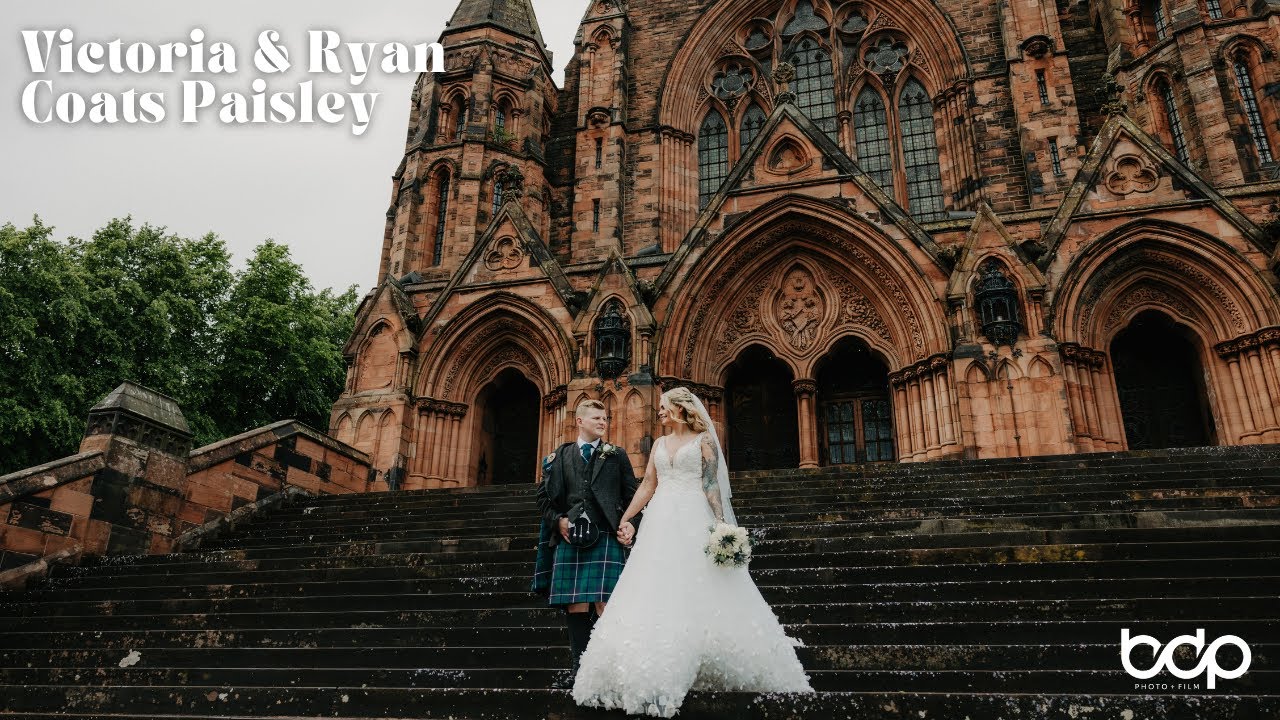 Coats Paisley wedding photography and film