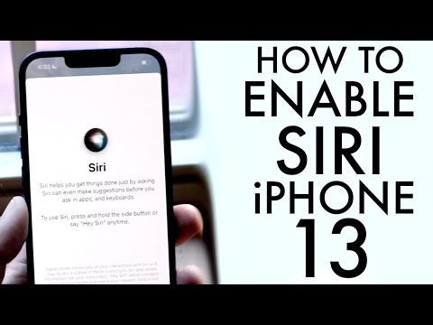 How To Enable Siri On iPhone 13