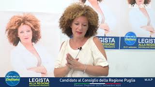 Elezioni Puglia 2020 / Marianna Legista - Popolari con Emiliano
