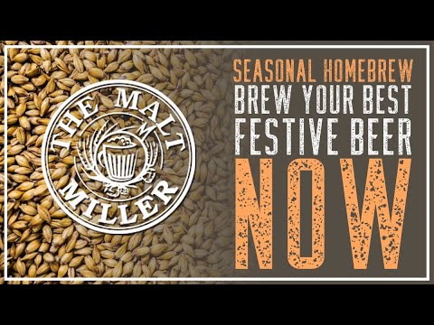 HOME BREW A VINTAGE ALE & A BALTIC PORTER FOR CHRISTMAS | SEASONAL BREWING | THE MALT MILLER