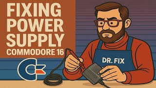Fixing a Commodore 16 Power Supply | Retro Computer Repair Tutorial