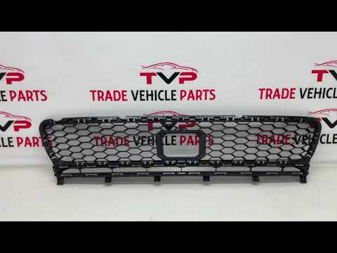 Fits VW Golf GTI & GTD Mk7 2013­-2017 Front Centre Bumper Grille Mat Black With Adaptive Cruise Hole video