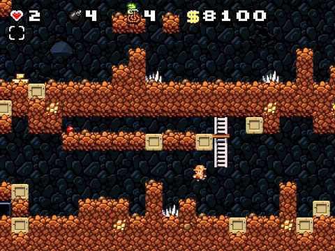 Let's Play Spelunky Classic - Episode 1 - Initial Delvings