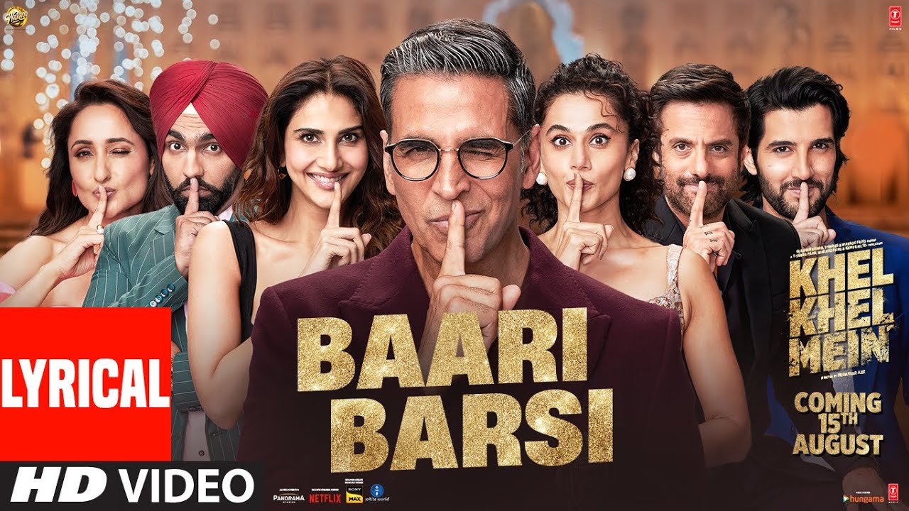 Baari Barsi Lyrics | Khel Khel Mein 2024 | Guru Randhawa, Raj Ranjodh