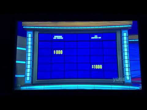 Double Jeopardy, Garrett Marcotte Day 4 - contestant messes it up/causes a runaway (10/8/20)