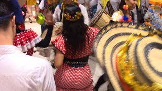 Colombians Going Crazy  For Barranquilla Colombia Carnival
