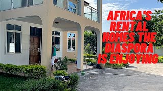 How houses are built in Africa, Tanzania the new Africa. Many are moving, another available house.