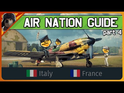 Italy & France - Air Nations in War Thunder EXPLAINED: Part 4 | War Thunder Plane Countries Guide