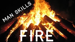 Man Skills 1| How To Start A FIRE With Wet Wood