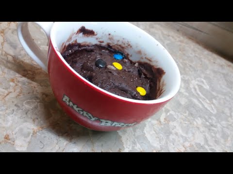 Chocolate  Mug Cake in 1 min /Chocolate Mug Cake with Regular Spoon
