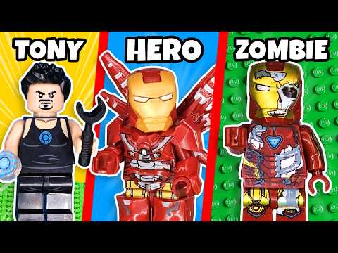 I Built the LIFE of IRON MAN in LEGO…