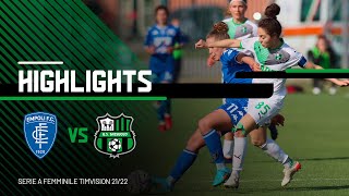 Serie A Femminile | Gli highlights di Empoli-Sassuolo 1-1