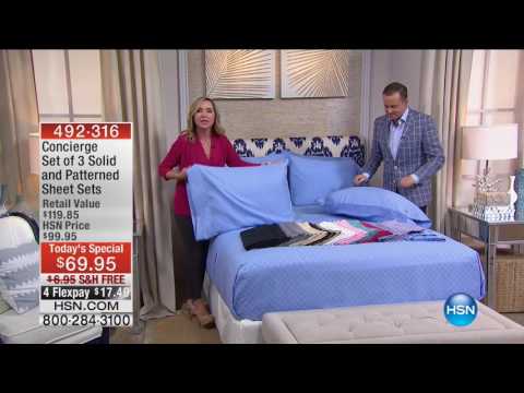 HSN | Concierge Collection Bedding 09.05.2016 - 12 AM