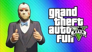 GTA 5 Online Funny Moments - Car Horn Orchestra, Freeze Glitch, New Lamborghini Car (High-Life DLC)