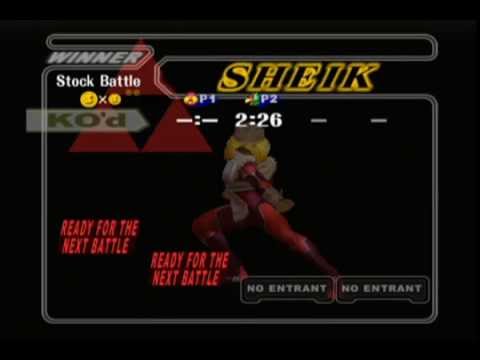 Geekzilla Fight Night 2 - Red Calx (Sheik) Vs. W.C (Falco) SSBM Losers Bracket