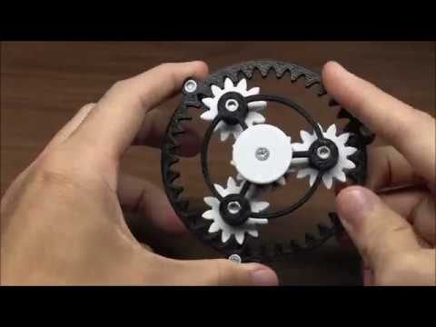 Planetary Gear Fid Spinner by plusalphaDesigns Thingiverse