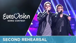 Joe &amp; Jake - You&#39;re Not Alone (United Kingdom) Second Rehearsal