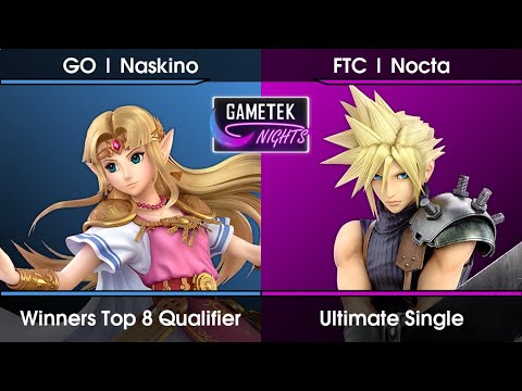 Gametek Night 2023.12 - Naskino (Zelda) Vs. Nocta (Cloud) SSBU Ultimate Tournament