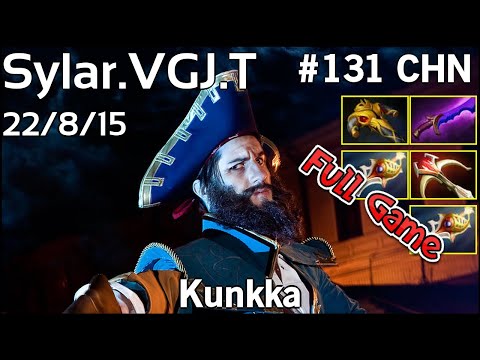 Sylar [VGJ.T] Kunkka - Dota 2 Full Game 7.19
