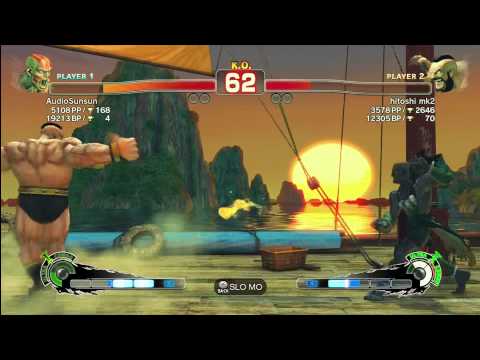 Audiosunsun [Dhalsim] vs hitoshi mk2 [Zangief] SSF4 AE