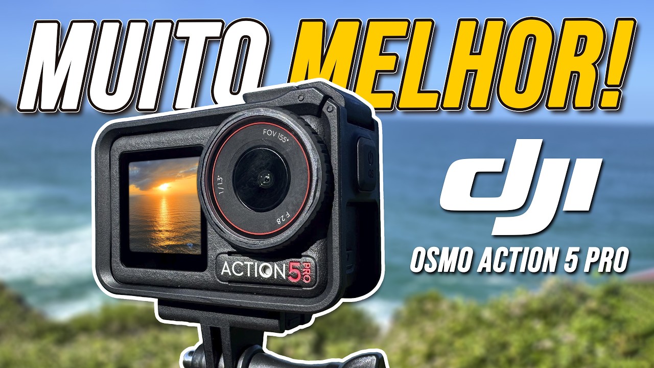 DJI Action 5 Pro - MELHOROU MUITO! [ANÁLISE/REVIEW]