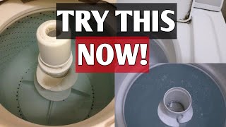 How to DEEP CLEAN your TOP LOADING Washing Machine (VINEGAR AND BLEACH)