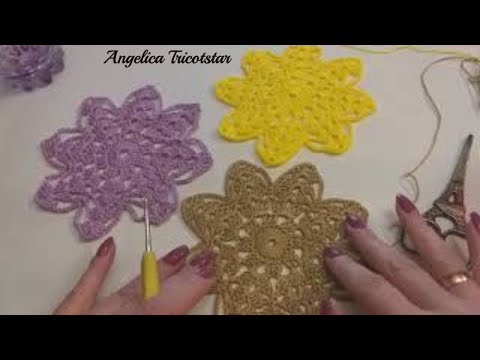 Floare  Crosetata   Angelica  Tricotstar.