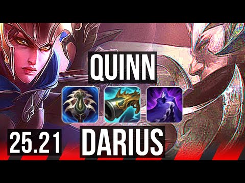 QUINN vs DARIUS (TOP) | 13 solo kills, 51k DMG, 19/4/10, Dominating | EUW Diamond | 25.21