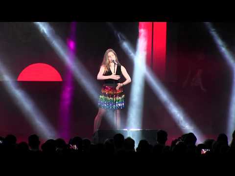 ESCKAZ in Madrid: Laura RIzzotto (Latvia) - Funny Girl (at ESPreParty)