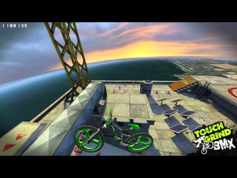 Ipad BMX game. Part 3 - skyline (gold medal)