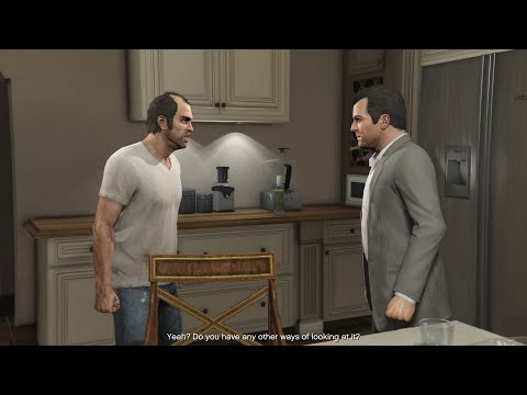 Trevor meets Michael after 9 years scene - GTA 5
