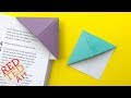 Easy Origami Bookmark Corner How To Make A Corner Bookmark DIY