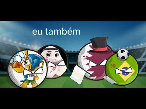 Brasil e qatar vs Fuleco e la'eeb (contryballs)