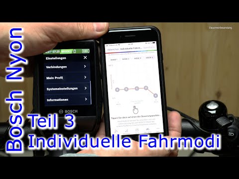 Bosch Nyon on the eBike // Individual riding modes #03