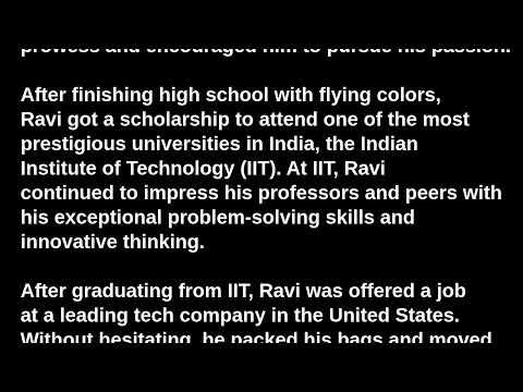 The Unbelievable Life of Ravi: Secrets You Won't Believe!