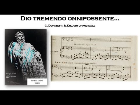 G. Donizetti, Il Diluvio universale - "Dio tremendo onnipossente...", Bonaldo Giaiotti