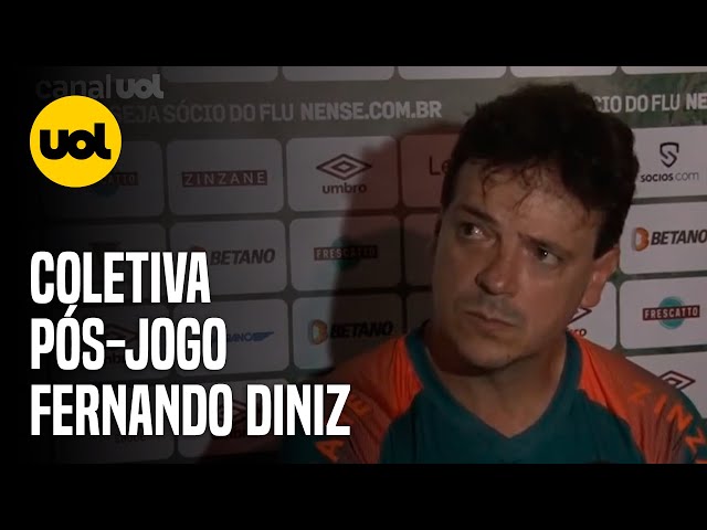 Diniz critica gramado e arbitragem em vitória do Flu antes da seleção
