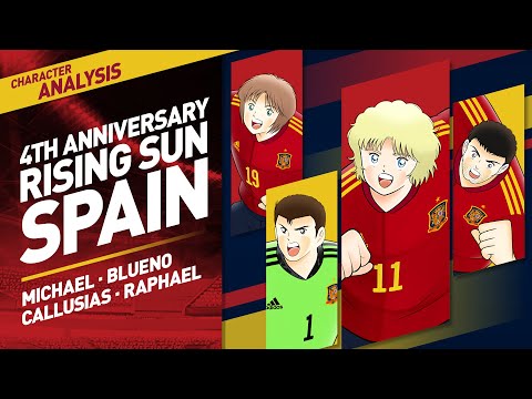 Character Analysis Rising Sun Spain - Captain Tsubasa Dream Team [4th Anniversary 2021]