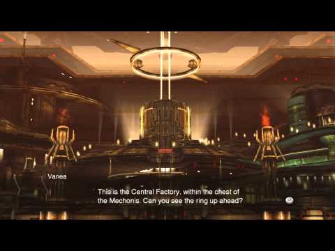 (Wii) Xenoblade Chronicles HD Cutscene 112a - Heading through the Factory - JAPANESE