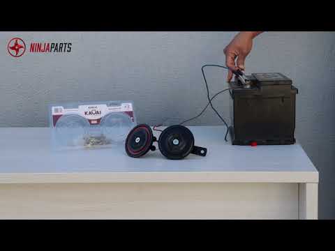 Automotive Double Electric Horn Sound Test - NINJA PARTS