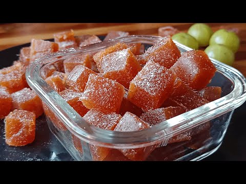 Homemade Amla Candy | Sweet & Tangy Healthy Snack at Home | Soft & Chewy Amla Candy Recipe