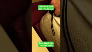How To Check Your Hotel Room For BEDBUGS Every Time! 🐛