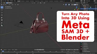 Turn Any Photo Into 3D! Meta SAM 3D to Blender FULL Tutorial