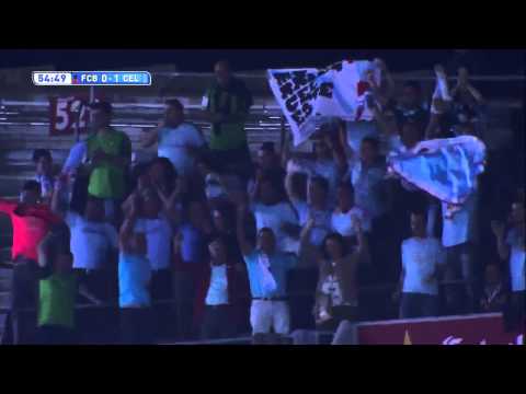 Barcelona Vs Celta Vigo 0 1   Joaquin Larrivey Goal  01.11.14 [HD]