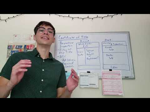 How to Transfer a Vehicle Title