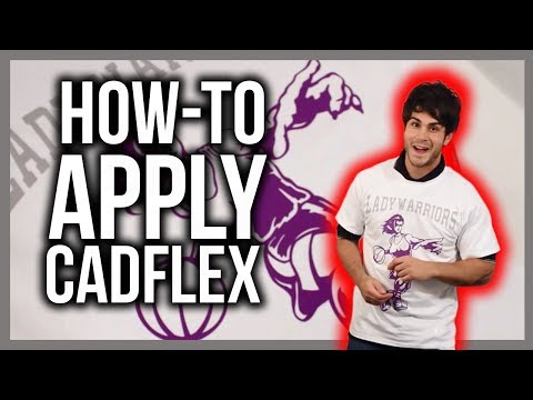 How to apply Siser CADflex on a T-shirt with a heat press