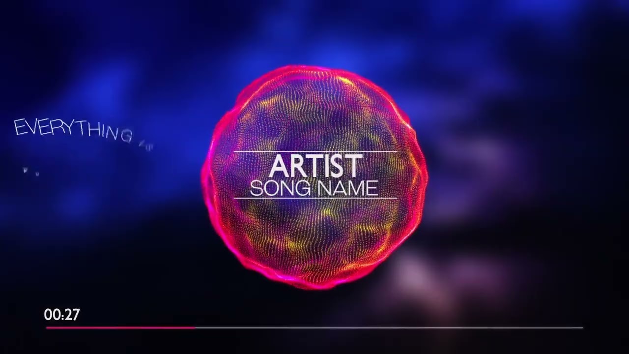 Audio React Music Visualizer – Intro Download