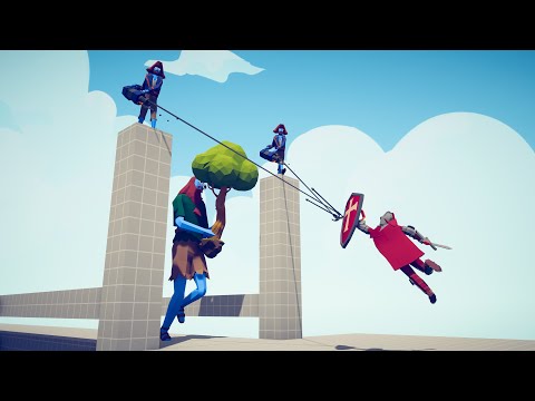 TREE GIANT & 2x HARPOONS vs EVERY UNIT - Totally Accurate Battle Simulator TABS